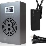 Bitcoins Miner LV06, 500GH/s SHA-256 Bitcoins Miner, 15W Portable Crypto Miner, WiFi Solo Mining Lotto Device, Solo & Pool Mining, Luckyminer for Beginners
